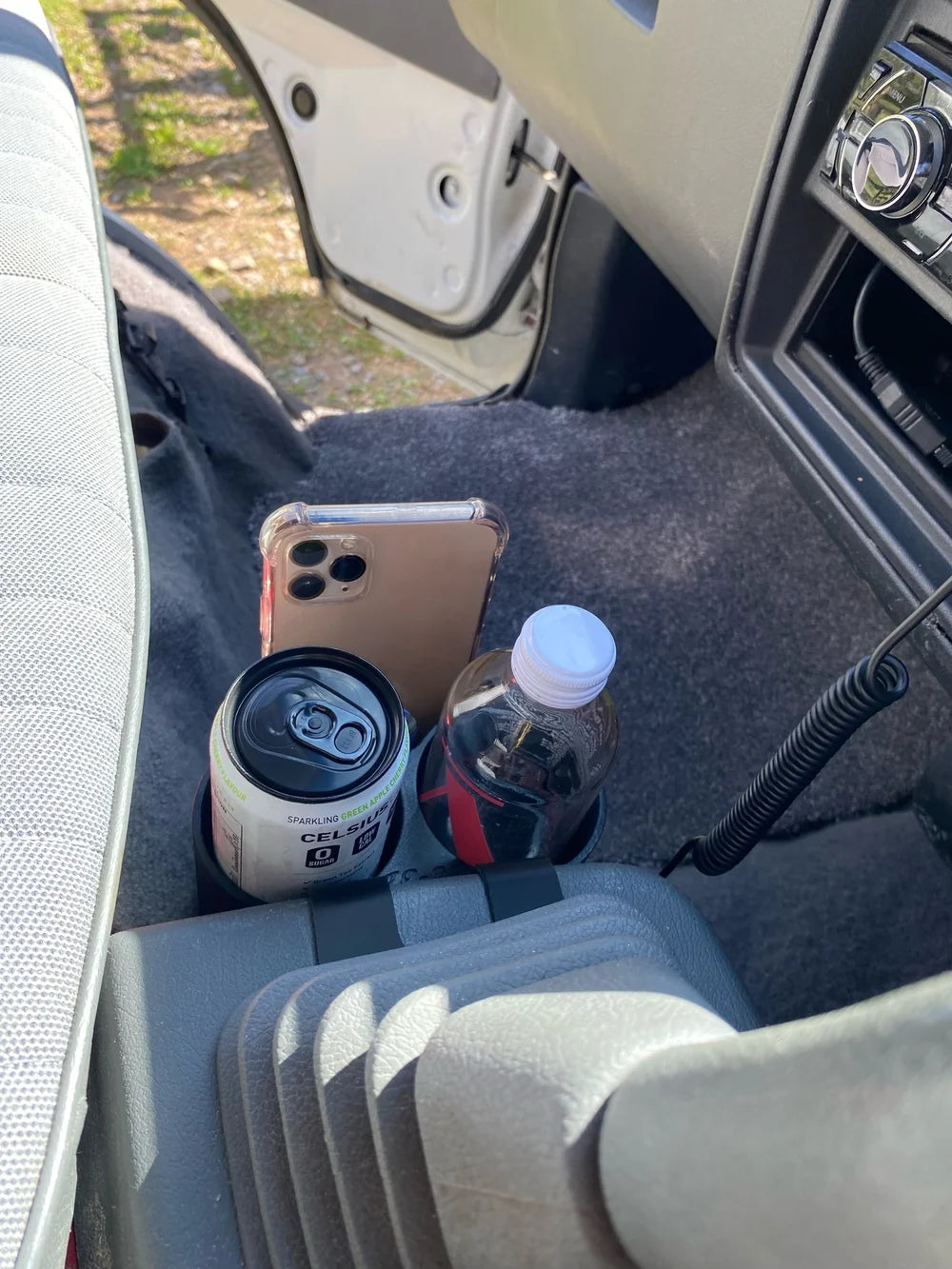 Cup Holder With Phone Pouch (Mitsubishi L300)
